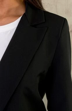 Oversized Blazer Dames Zwart -Kleding Promotie Winkel Oversized Dames Pak Zwart 14 586x900 2