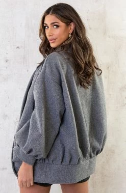 Oversized Jacket Grijs -Kleding Promotie Winkel Oversized Jacket Grijs 3 586x900 1