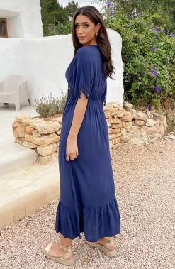 Oversized Jurk Gouden Detail Maxi Marine -Kleding Promotie Winkel Oversized Jurk Gouden Detail Maxi Marine 12 586x900 1