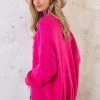 Oversized Knitted Vest Fuchsia -Kleding Promotie Winkel Oversized Knitted Vest Fuchsia 4 586x900 1