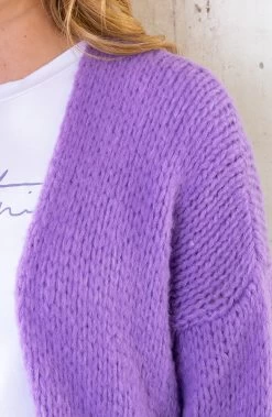 Oversized Knitted Vest Lila -Kleding Promotie Winkel Oversized Knitted Vest Lila 5 586x900 1