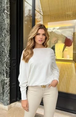 Oversized Soft Trui Creme -Kleding Promotie Winkel Oversized Soft Trui Creme 2 1 586x900 1