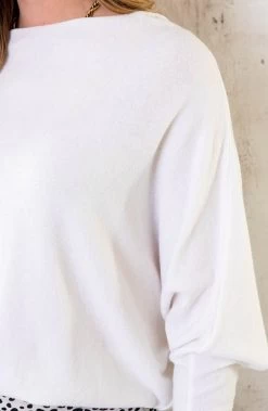 Oversized Soft Trui Creme -Kleding Promotie Winkel Oversized Soft Trui Creme 4 586x900 1