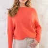 Oversized Soft Trui Dust Koraal -Kleding Promotie Winkel Oversized Soft Trui Dust Koraal 5 586x900 2
