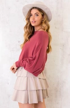 Oversized Soft Trui Dust Pink -Kleding Promotie Winkel Oversized Soft Trui Dust Pink 3 586x900 1