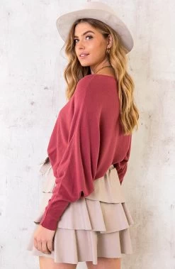 Oversized Soft Trui Dust Pink -Kleding Promotie Winkel Oversized Soft Trui Dust Pink 4 586x900 1