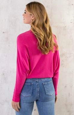 Oversized Soft Trui Fuchsia 11 Oversized Soft Trui Fuchsia -Kleding Promotie Winkel Oversized Soft Trui Fuchsia 2 586x900 1