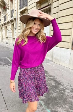 Musthave Deal Oversized Soft -Kleding Promotie Winkel Oversized Soft Trui Magenta 5 586x900 1