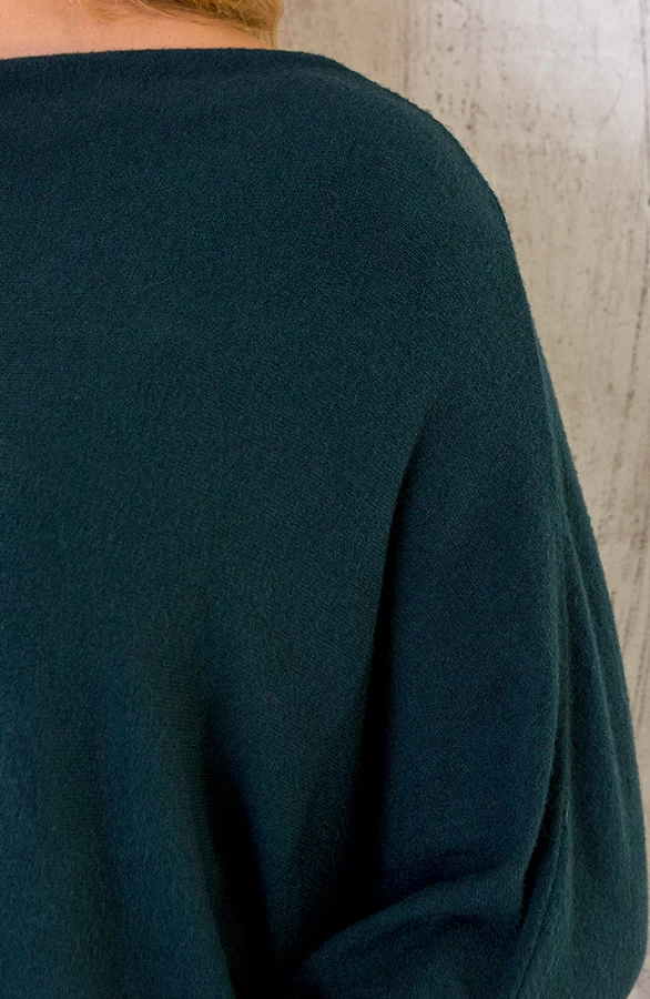 Oversized Soft Trui Smaragdgroen 14 Oversized Soft Trui Smaragdgroen - Afbeelding 12
