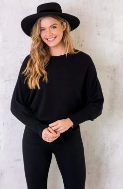 Oversized Soft Trui Zwart -Kleding Promotie Winkel Oversized Soft Trui Zwart 3 586x900 2