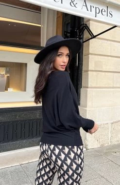 Oversized Soft Trui Zwart -Kleding Promotie Winkel Oversized Soft Trui Zwart nieuw 2 586x900 1