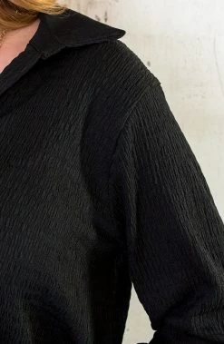 Oversized Venice Blouse Black -Kleding Promotie Winkel Oversized Venice Blouse Black 586x900 1