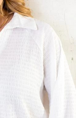 Oversized Venice Blouse Ecru -Kleding Promotie Winkel Oversized Venice Blouse Ecru 1 586x900 2