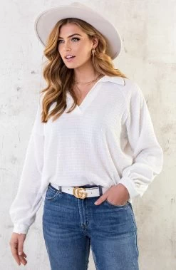 Oversized Venice Blouse Ecru -Kleding Promotie Winkel Oversized Venice Blouse Ecru 3 586x900 2