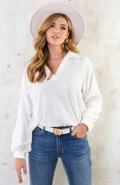 Oversized Venice Blouse Ecru -Kleding Promotie Winkel Oversized Venice Blouse Ecru 4 586x900 3
