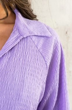 Oversized Venice Blouse Lila -Kleding Promotie Winkel Oversized Venice Blouse Lila 5 586x900 1