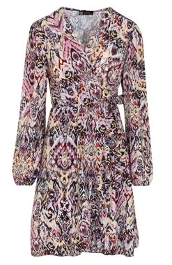 Overslag Print Jurk Paisley -Kleding Promotie Winkel Overslag Print Jurk Paisley 586x900 1