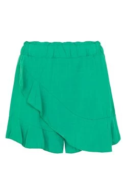 Overslag Skort Bright Green -Kleding Promotie Winkel Overslag Skort Bright Green 586x900 1