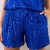 Pailletten Shorts Kobalt -Kleding Promotie Winkel Pailletten Co ord Kobalt 1 586x900 1