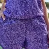 Pailletten Shorts Lila 1 Pailletten Shorts Lila -Kleding Promotie Winkel Pailletten Shorts Lila close 586x900 1