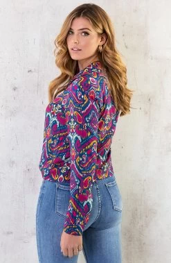 Paisley Blouse Multicolor -Kleding Promotie Winkel Paisley Blouse Multicolor 1 586x900 1
