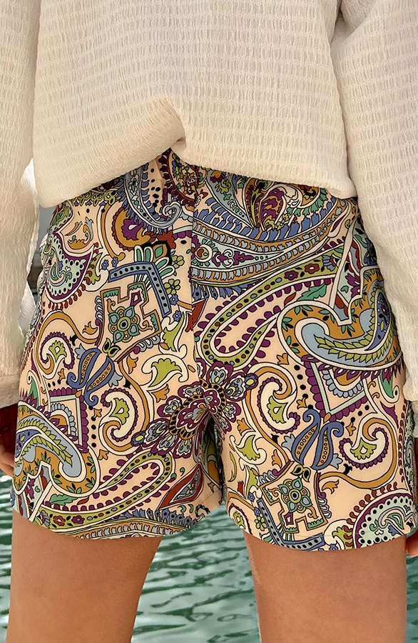 Paisley Overslag Skort 4 Paisley Overslag Skort - Afbeelding 2