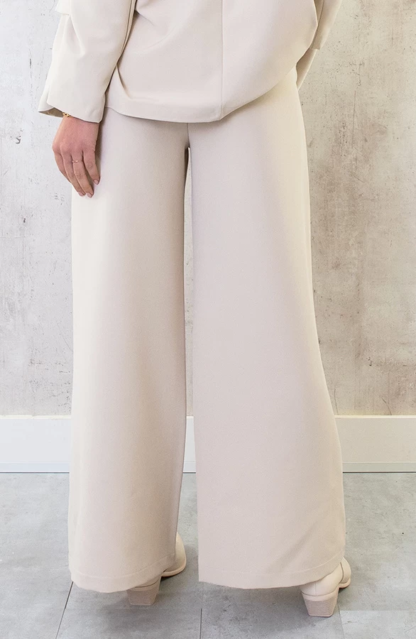 Palazzo Pants Dames Beige 5 Palazzo Pants Dames Beige - Afbeelding 3