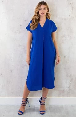 Musthave Deal Palermo Pocket Jurken -Kleding Promotie Winkel Palermo Pocket Jurk Kobalt 1 586x900 1