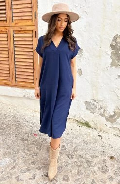 Palermo Pocket Jurk Marine 12 Palermo Pocket Jurk Marine -Kleding Promotie Winkel Palermo Pocket Jurk Marine 8 586x900 1