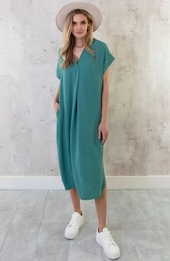 Musthave Deal Palermo Pocket Jurken -Kleding Promotie Winkel Palermo Pocket Jurk Mint 1 586x900 1