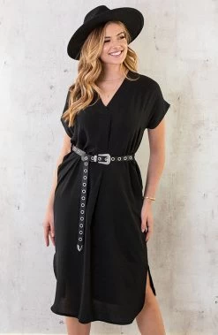 Musthave Deal Palermo Pocket Jurken -Kleding Promotie Winkel Palermo Pocket Jurk Zwart 3 1 586x900 1