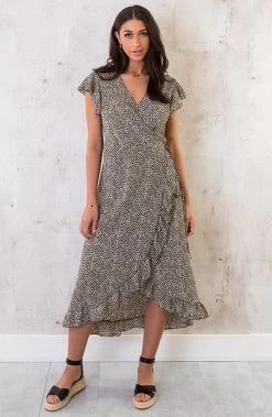 Musthave Deal Midi Jurken Met Print -Kleding Promotie Winkel Panterprint Jurk Midi Ecru 7 586x900 1