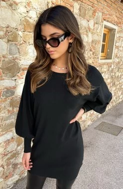 Pofmouwen Tuniek Zwart 17 Pofmouwen Tuniek Zwart -Kleding Promotie Winkel Pofmouwen Tuniek Zwart 5 586x900 1