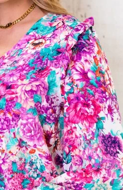 Print Blouse Floral Paars -Kleding Promotie Winkel Print Blouse Floral Paars 3 586x900 1