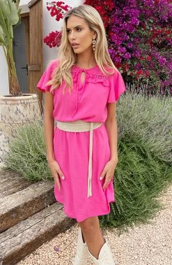 Puglia Dress Fuchsia -Kleding Promotie Winkel Puglia Dress Fuchsia 1 586x900 1