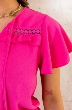 Puglia Dress Fuchsia -Kleding Promotie Winkel Puglia Dress Fuchsia 586x900 1