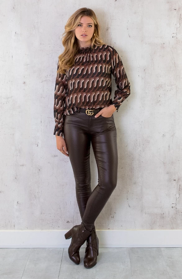 Coating Jeans Choco 7 Coating Jeans Choco - Afbeelding 5