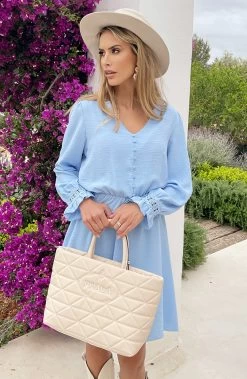 Romantic Lace Dress Baby Blue -Kleding Promotie Winkel Romantic Lace Dress Baby Blue 4 586x900 1