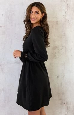 Romantic Lace Dress Black -Kleding Promotie Winkel Romantic Lace Dress Black 2 586x900 1