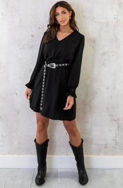 Romantic Lace Dress Black -Kleding Promotie Winkel Romantic Lace Dress Black 4 586x900 1