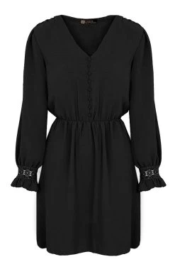 Romantic Lace Dress Black -Kleding Promotie Winkel Romantic Lace Dress Black 586x900 1