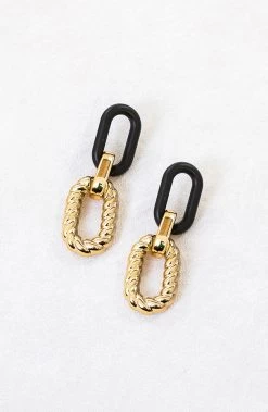 Schakel Hangers Zwart Goud