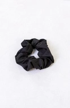 Scrunchie Satin Black