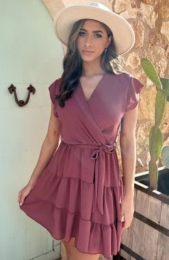 Sienna Jurk Dust Roze -Kleding Promotie Winkel Sienna Jurk Dust Roze1 2 586x900 1