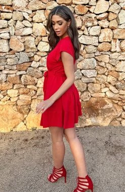 Sienna Jurk Rood 15 Sienna Jurk Rood -Kleding Promotie Winkel Sienna Jurk Rood 6 586x900 1