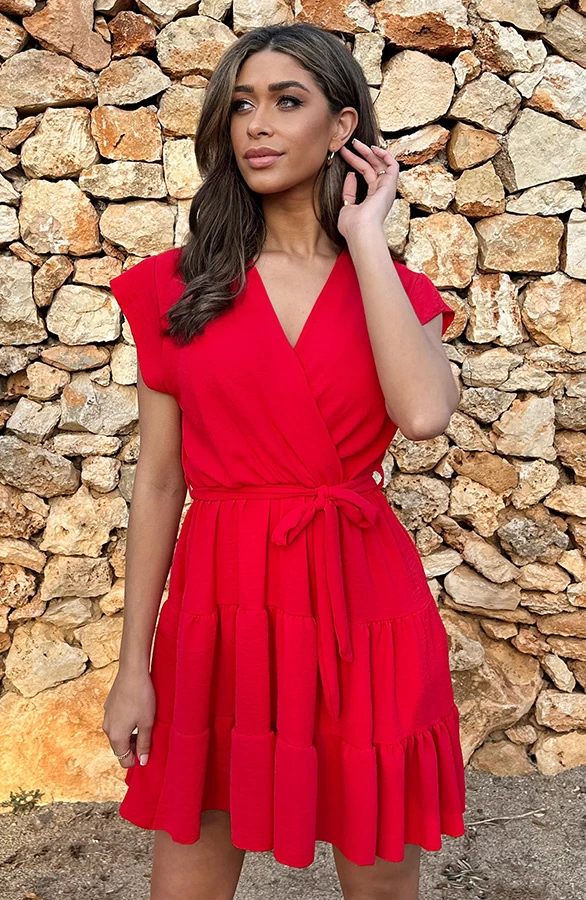 Sienna Jurk Rood 3 Sienna Jurk Rood