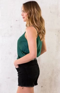 Silk Touch Spaghetti Top Smaragd 2.0 -Kleding Promotie Winkel Silk Touch Spaghetti Top Smaragd 2 3 586x900 2
