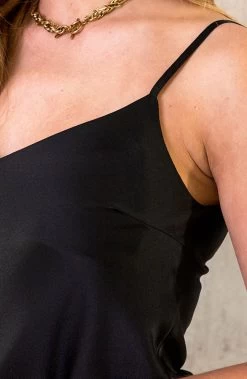 Silk Touch Spaghetti Top Zwart 2.0 -Kleding Promotie Winkel Silk Touch Spaghetti Top Zwart 2 5 586x900 1