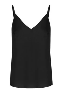 Silk Touch Spaghetti Top Zwart 2.0 -Kleding Promotie Winkel Silk Touch Spaghetti Top Zwart 2.0 586x900 1