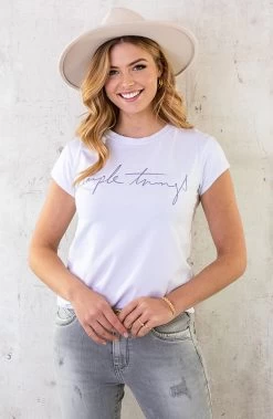 Simple Things Top Wit Lila -Kleding Promotie Winkel Simple Things Top Wit Lila 4 586x900 1